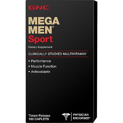 GNC Mega Men Sport 180 Caplets