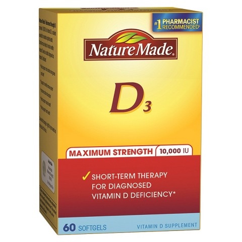Nature Made Maximum Strength Vitamin D 10,000 I.U