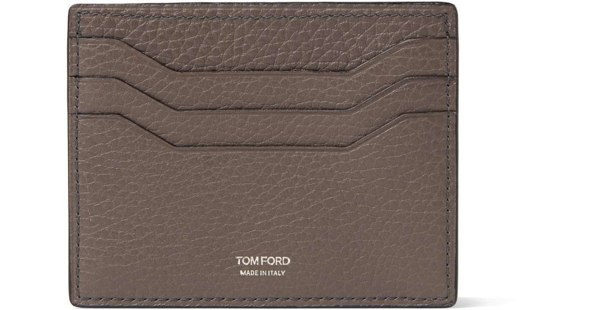 Tom Ford Full-Grain Leather Cardholder