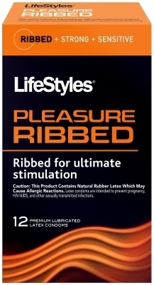 LifeStyles RIBBED PLEASURE Condoms