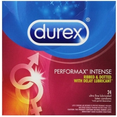 WallEc Durex Performax Intense Ribbed & Dotted Condoms