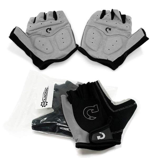 GEARONIC TM Cycling Bike Bicycle Motorcycle Shockproof Half-Finger Gloves