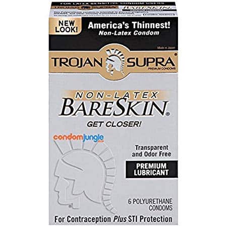 Trojan Supra Non-latex Bareskin Condoms