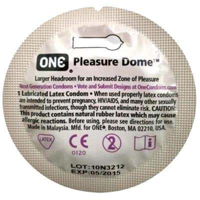 Pleasure Dome Roomier ONE Condoms