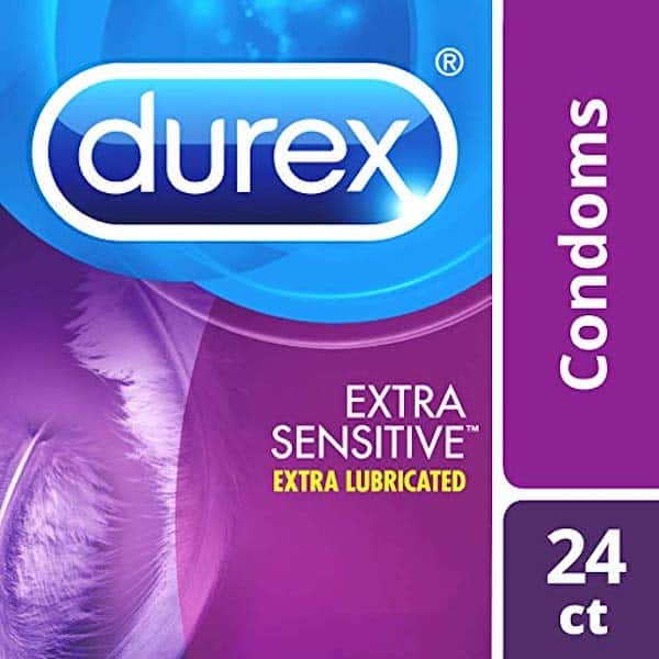 Condoms, Durex Extra Sensitive, Ultra Fine, and Extra Lubricated