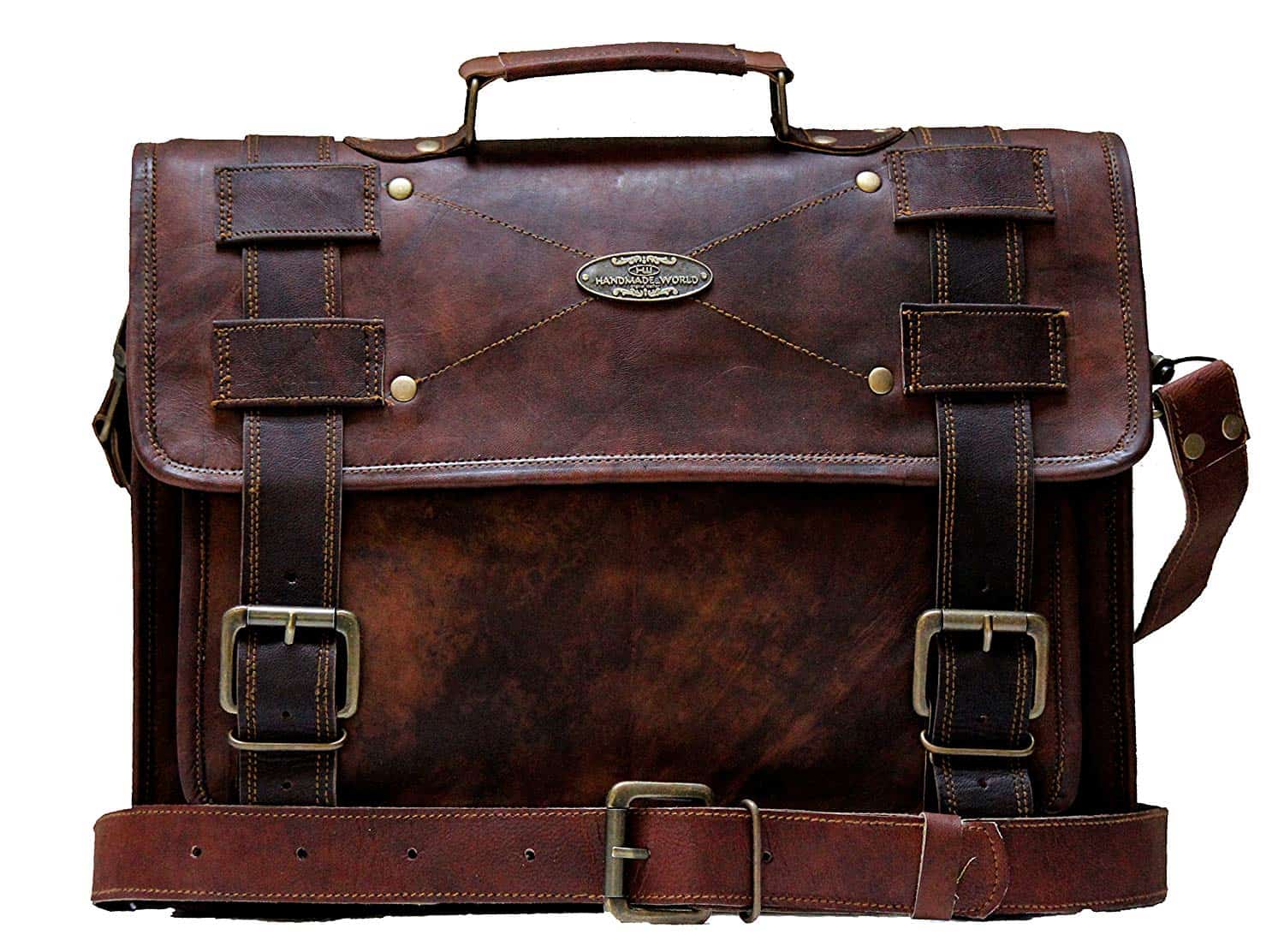 Improve Your Style with the Men’s Women’s Leather Laptop Computer Bag