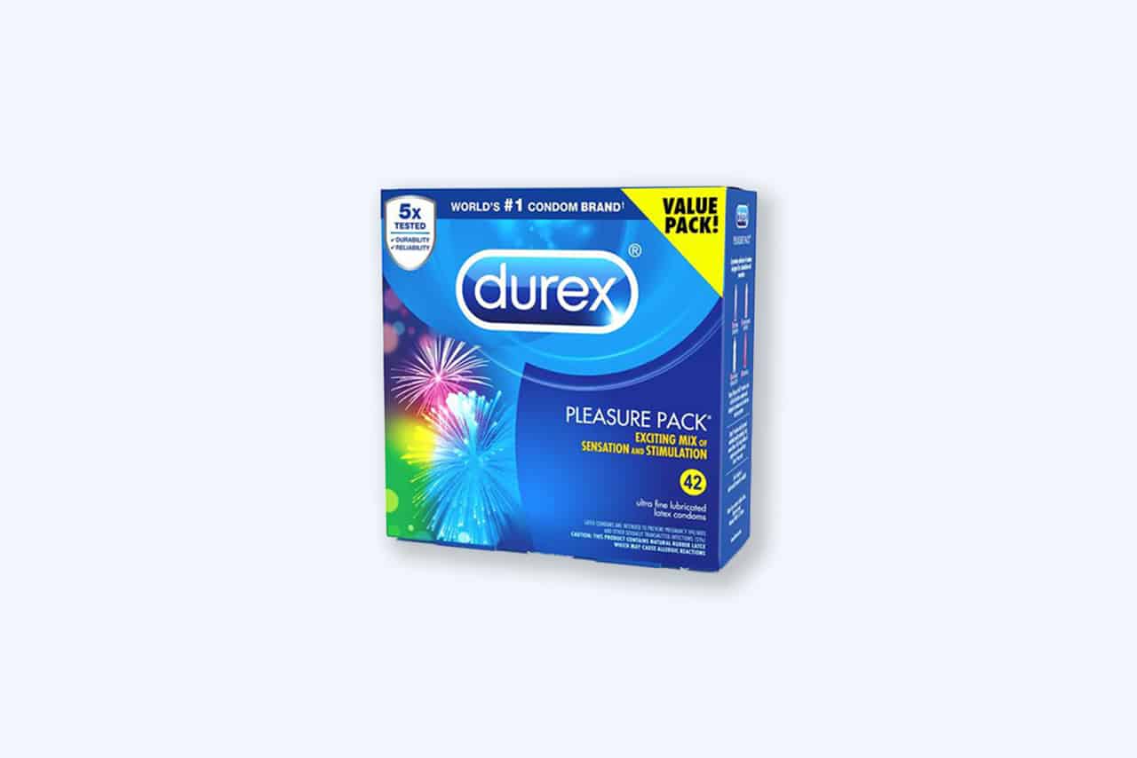 DUREX – Pleasure Pack Condom Tin, 48 Count Product Shot